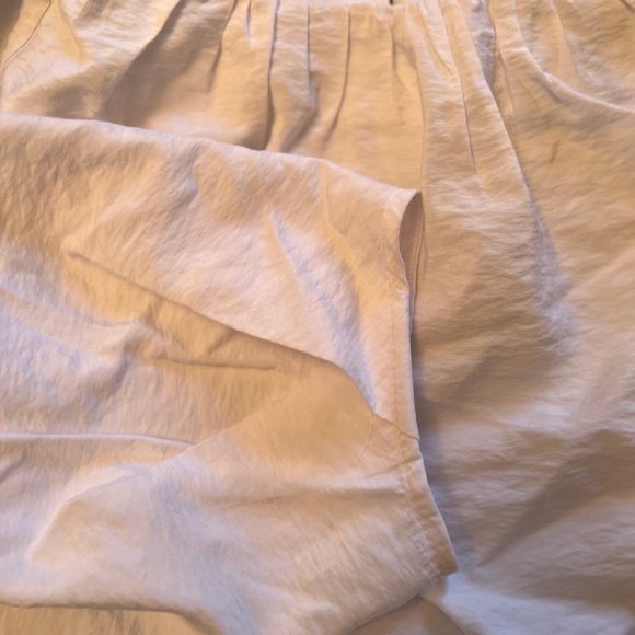 NORDSTROM Pleated Neck Boxy Top In White - Picture 2 of 4